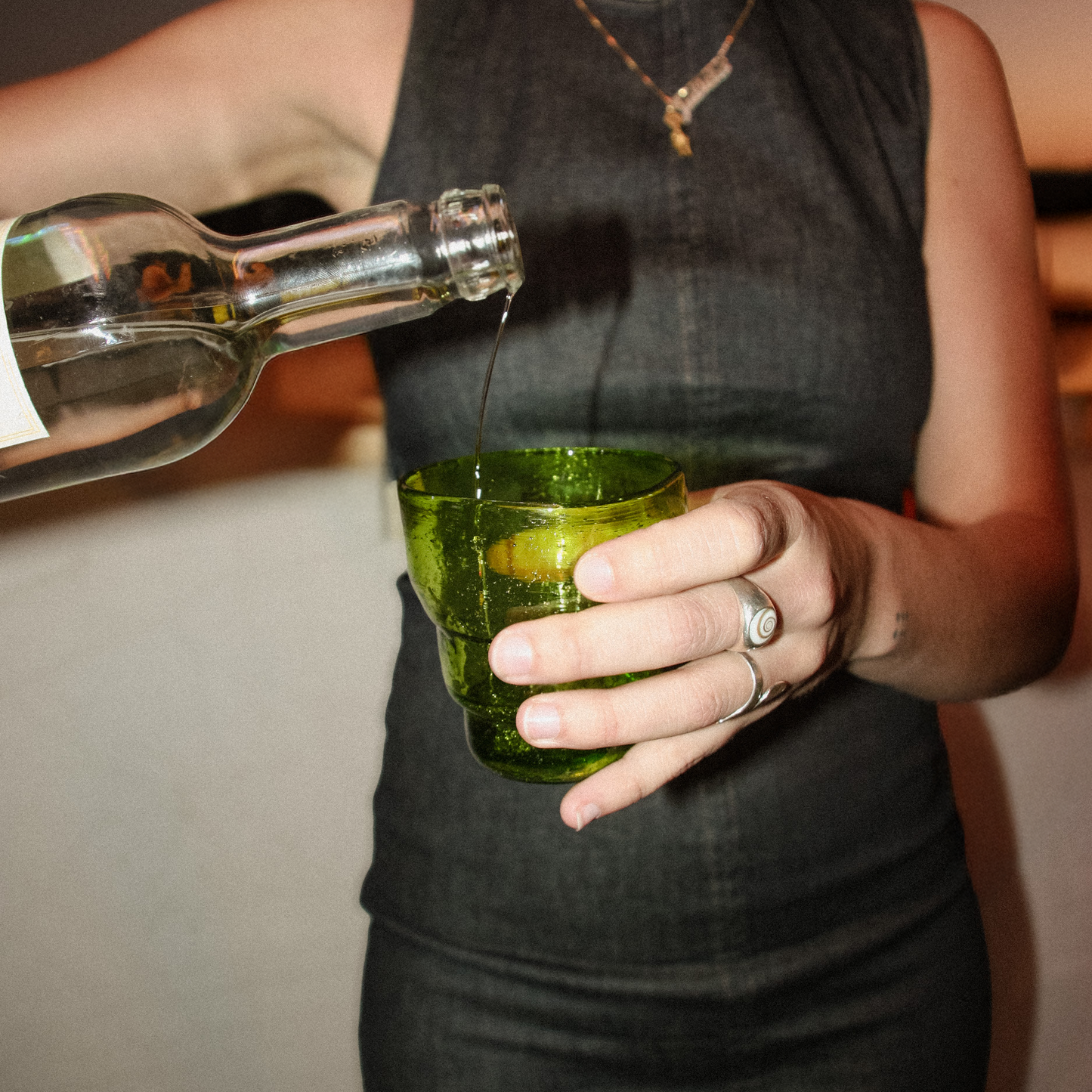 Deep Green Glass