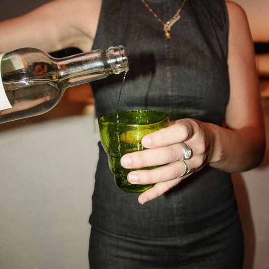 Deep Green Glass
